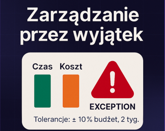 Zarządzanie przez wyjątek w PRINCE2 – bez mikrokontroli