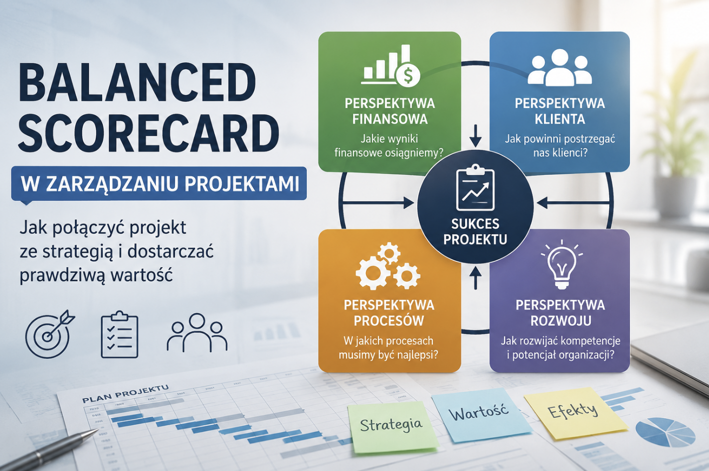 Balanced Scorecard w zarządzaniu projektami.